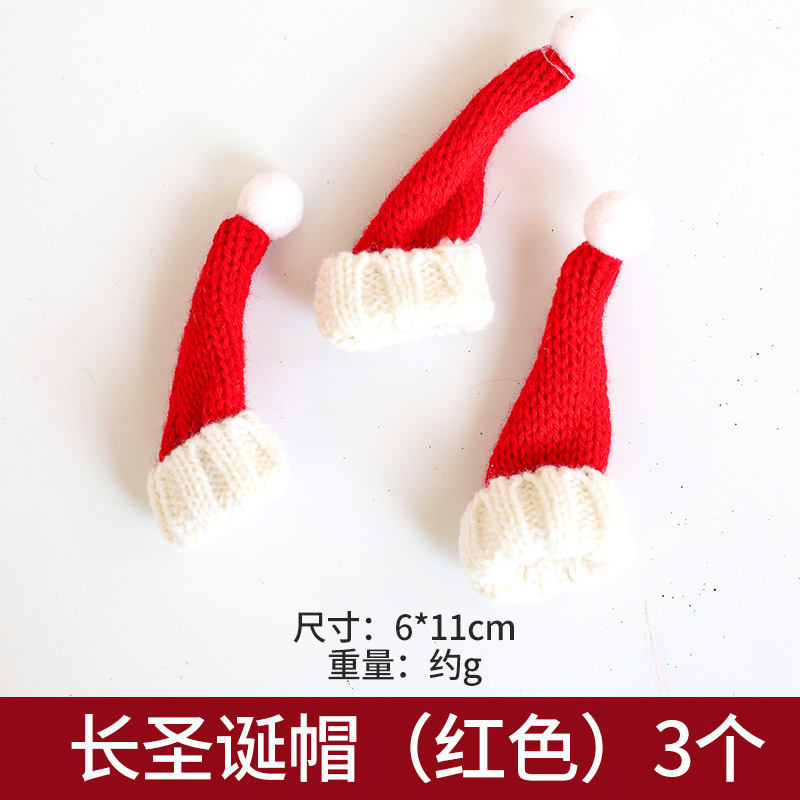 Navidad de peluche lana felt guantes bufandas sombreros de Navidad joyas decoración navideña colgante árbol de Navidad al por mayor