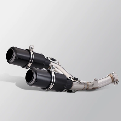 Motorcycle exhaust pipe modification CRF450R 450RX exhaust pipe tail section off-road exhaust pipe 2015-2020 (Exhaust pipe) - a