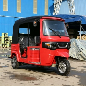 Fully enclosed, rainproof passenger tricycle with shock absorption and comfort, suitable for rural markets and passenger transportation, tuktuk