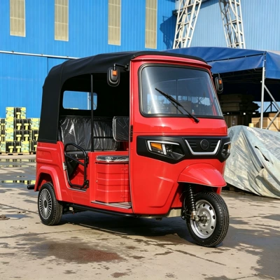 Fully enclosed, rainproof passenger tricycle with shock absorption and comfort, suitable for rural markets and passenger transportation, tuktuk (Sərnişin üçtəkərli motosikllar)