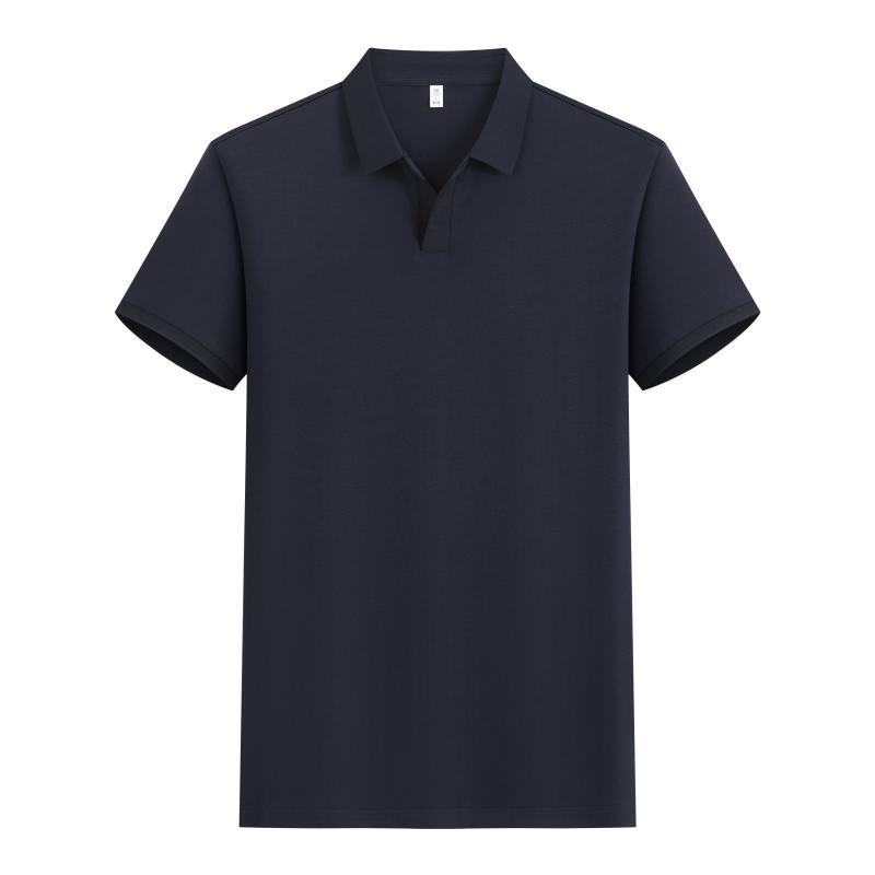 200G camiseta polo 2025 verano de manga corta ropa de trabajo de hombres y mujeres logotipo de impresión personalizado