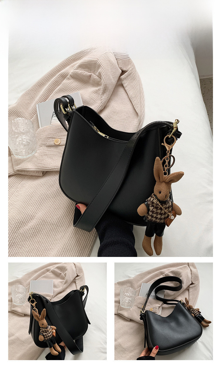 Borsa popolare per le donne 2024 nuova moda texture borsa a tracolla grande capacità retrò borsa a tracolla da donna consegna in un unico pezzo_voghion.com