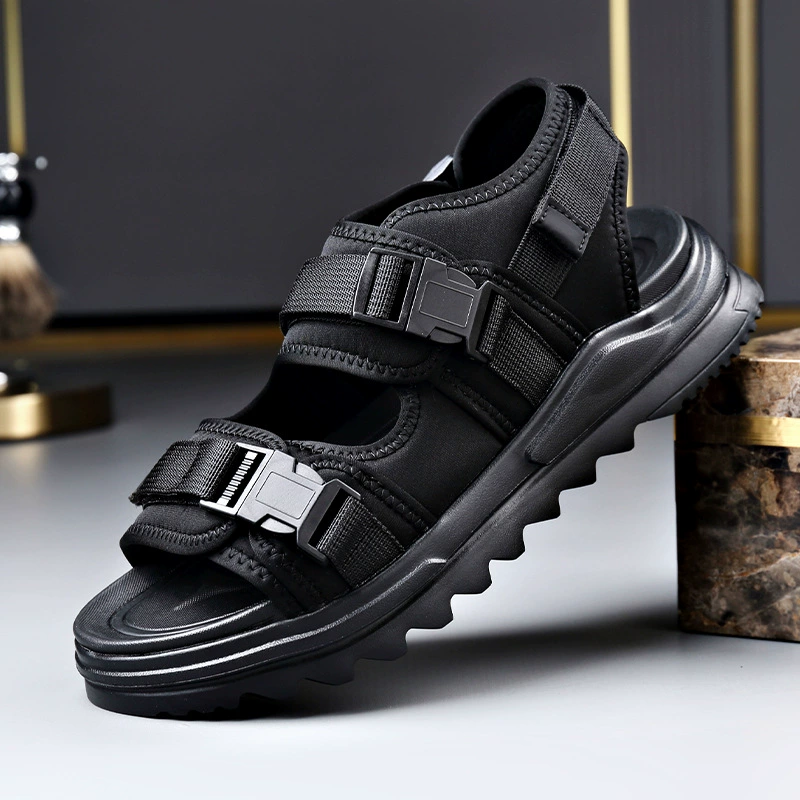 Мужская обувь летняя легкая и дышащая новая повседневная мягкая подошва спортивная сандалия мужская мода тенденция носить на открытом воздухе пляжная обувь