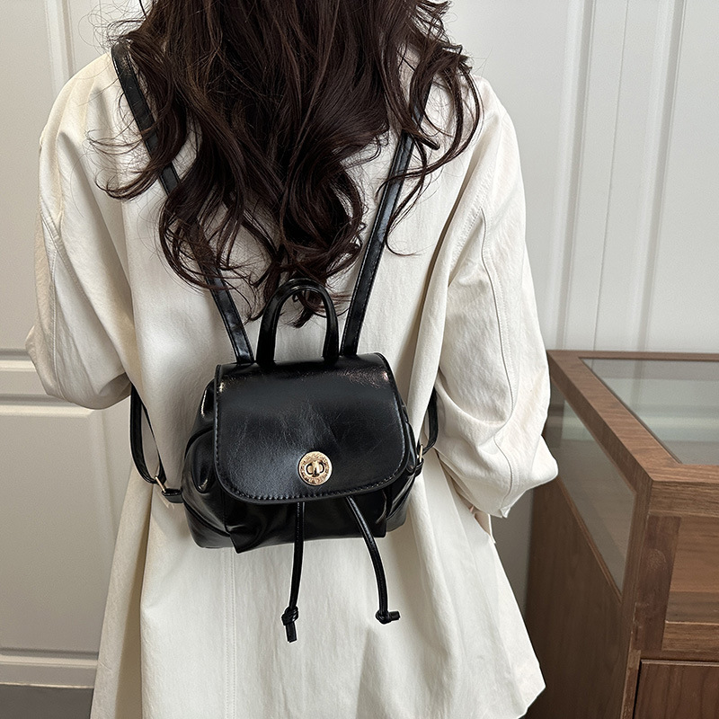 Women's Mini Backpack Retro Style For Commuting And Travel_voghion.com