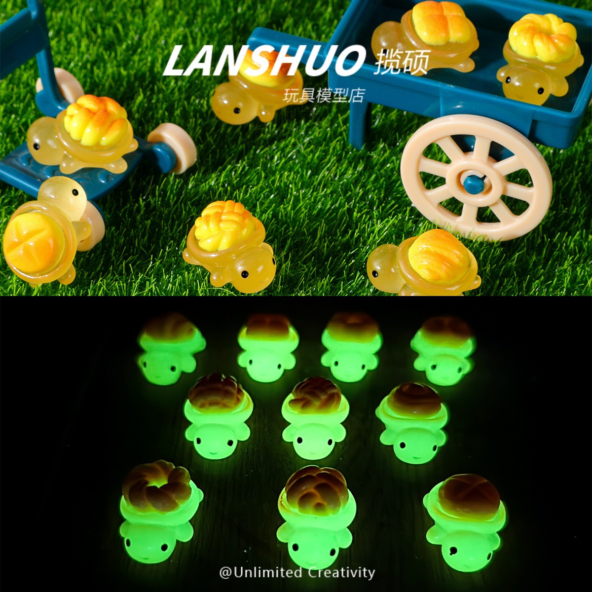 Luminous Breaded Turtle Randomly Mixed A-1329