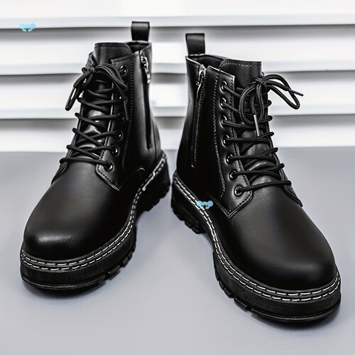 Stylish Boots Stylish men's Black Ankle Boots with Laces