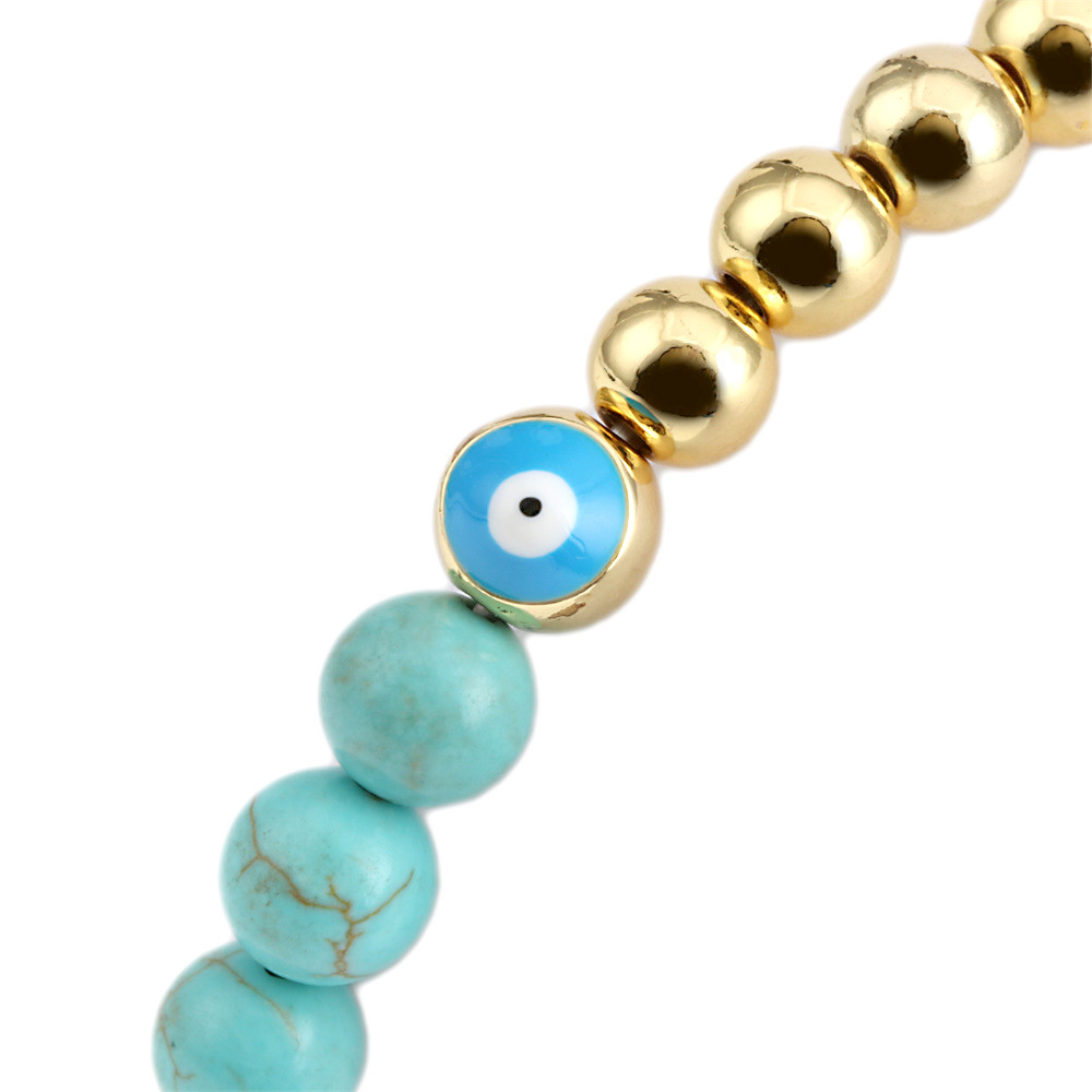 Fashion Eye Copper Enamel Bracelets 1 Piece