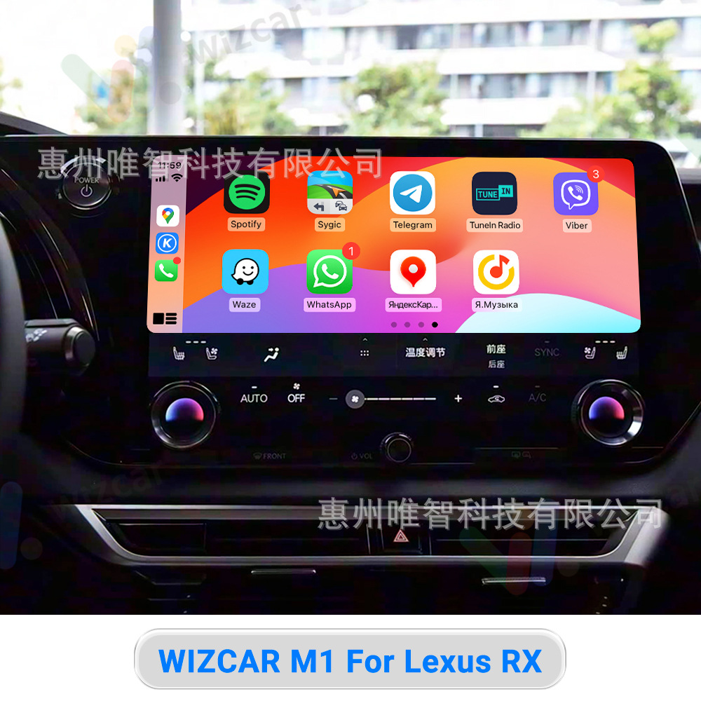 Lexus Rx Es Nx Ux Wizcar M1 Google Waze Maps Spotify Music