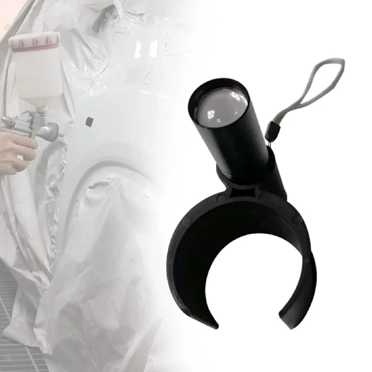 Стеклянный клей-кронштейн, легкий светильник с распылителем краски для различных проектов «сделай сам»