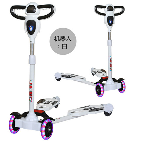 Scooter Kidsren's Toy Scissors Frog Car Multi-Functional 4 to 8 Years Old Beginners with Feet Apart 3 to 6 Years Old Baby