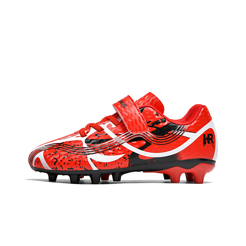 Nail largo - rojo y negro