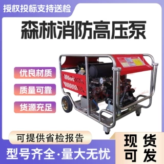 森林消防救援泵背负式高扬程消防水泵便捷式远距离高压救援泵