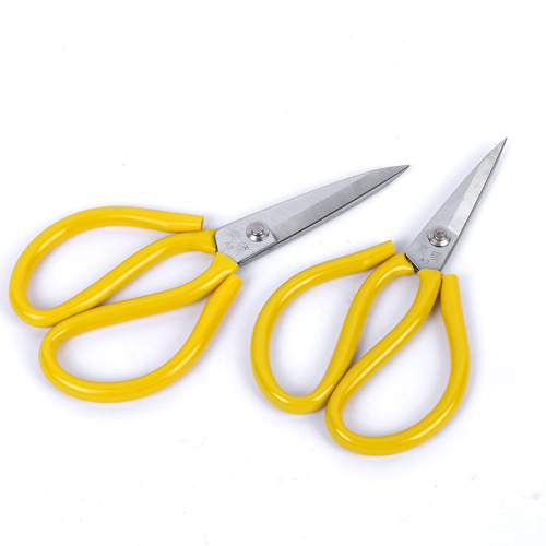 Supply Auton civilian scissors, gold-plated chrome-plated large tailor's scissors, industrial household company office scissors
