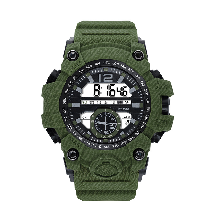Comercio exterior Venta caliente reloj lote multi-funcional reloj electrónico al aire libre hombres y mujeres estudiantes de escuela secundaria deportes estilo reloj