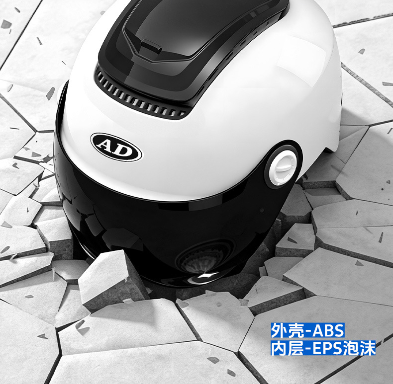 New National Standard Class a 3C Certified Electric Vehicle Motorcycle Summer Helmet, Sun Protection All-Season Riding Helmet, Zero-Sense Sunroof Helmet