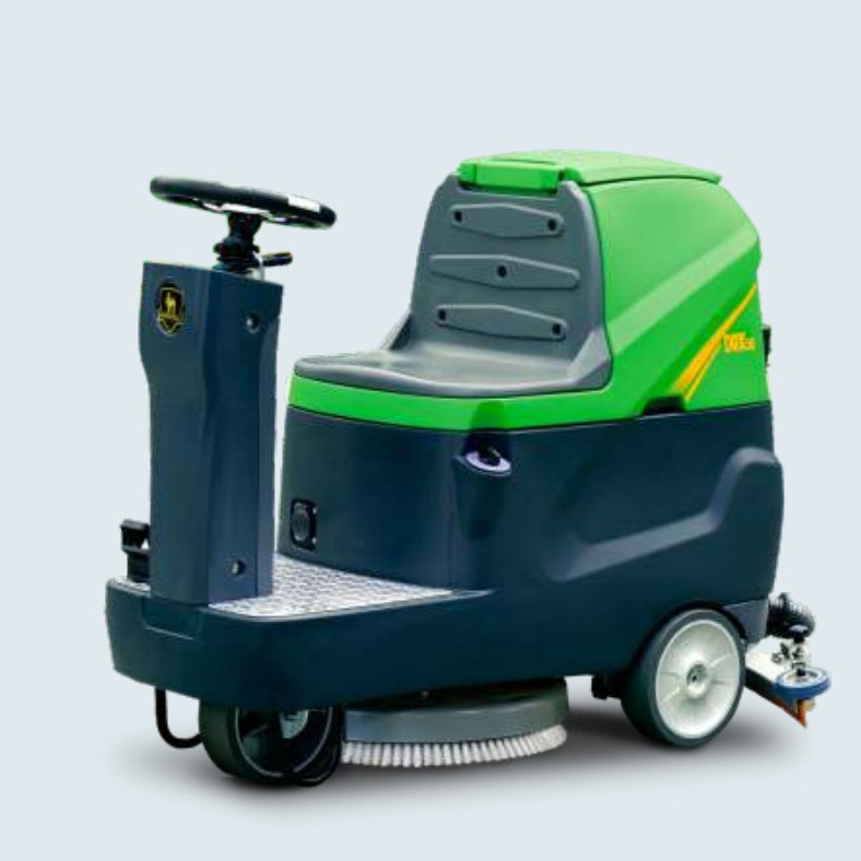 玛西尔DQX56微型驾驶式洗地机静音设计适用学校医院机场商场车间