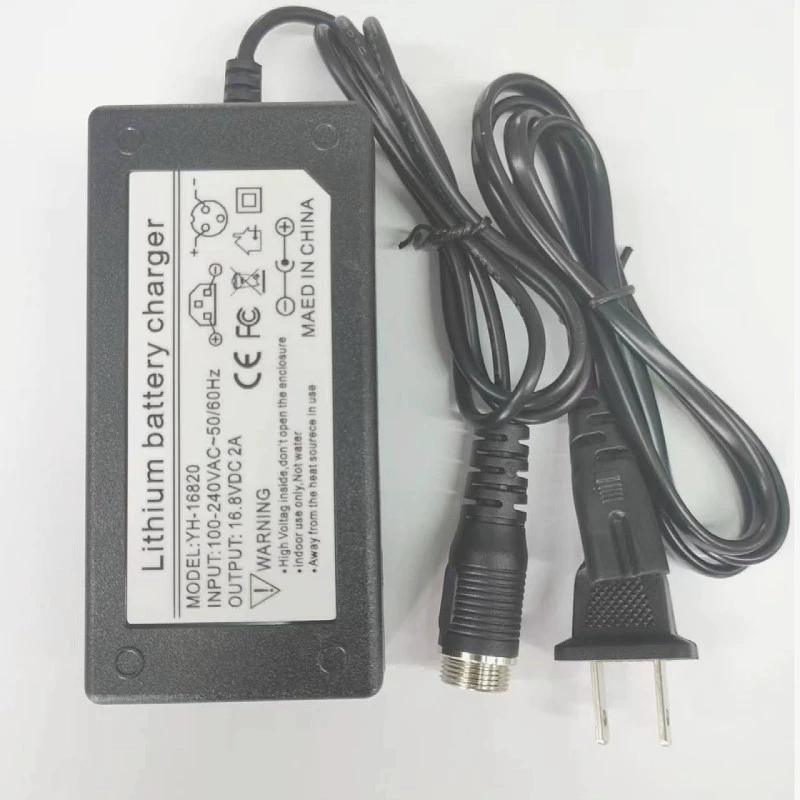 Популярное зарядное устройство для литиевых батарей рыболовных катушек, универсальный 2-контактный интерфейс, вилка стандарта США, кабель-адаптер с восьмиконечным коннектором