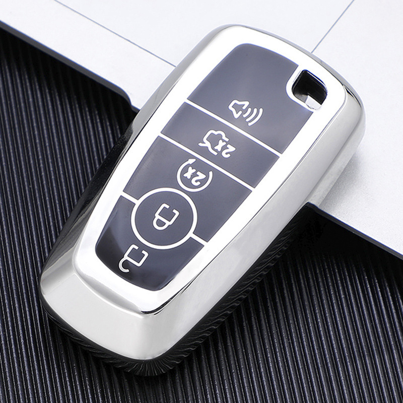 Suitable for Ford Key Case Edge, New Mondeo 13 Models, Escort, Focus, Edge Car Key Holder Cross-Border Suitable for Ford Key Case Edge, New Mondeo 13 Models, Escort, Focus, Edge Car Key Holder Cross-Border