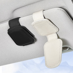 Car Mount Sunglasses Clip Sunshade Storage Box Gadget Driver's Side Vehicle Sunglasses Multi-Function Clip