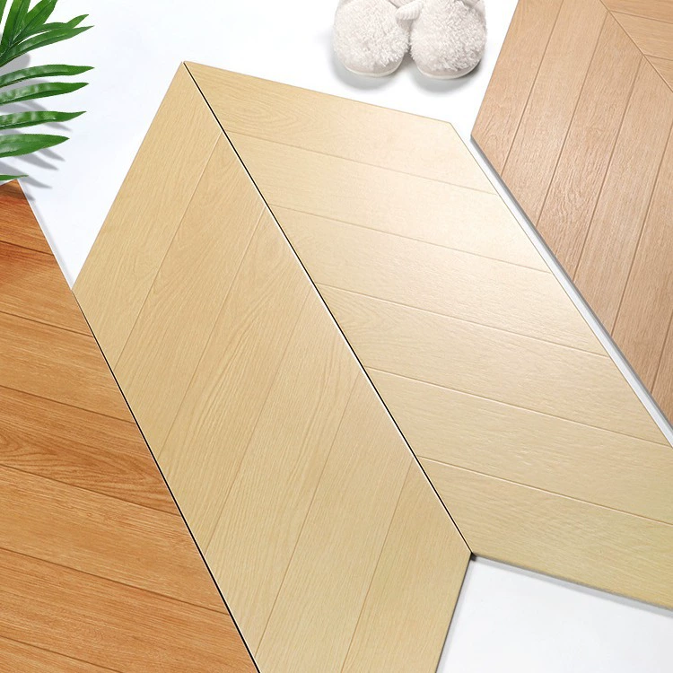 Гуандун Фошань оригинальная кромка плитка под дерево "рыбья кость" для гостиной, имитация массива дерева, французский ретро бархат