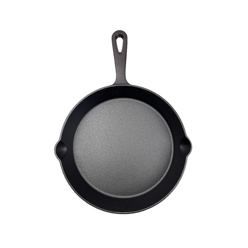 Casting iron pan small pan flat pan set home cooking pot old style home iron pan egg pan non-stick pan set