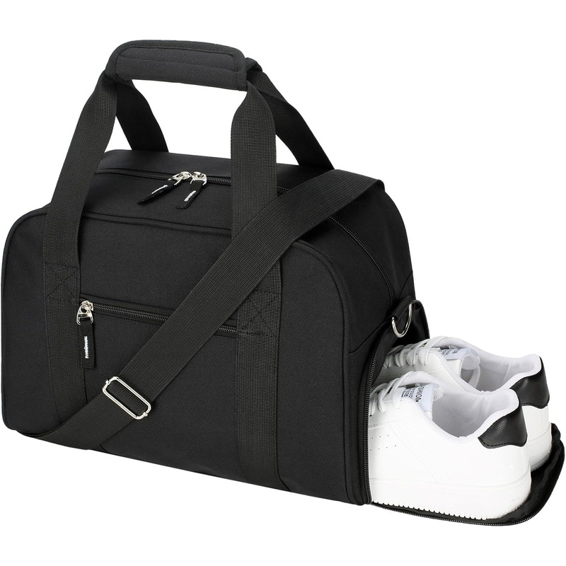 Short-Distance Travel Bag 14inch Large-Capacity Portable Swimming and Cross-Body Men's Gym Bag with Shoe Compartment