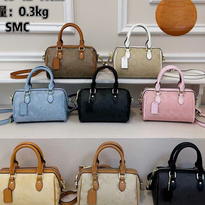 New Suede Boston Bag, Women's Handbag, Pillow Bag, Fashionable and Versatile Commuting Shoulder Crossbody Bag
