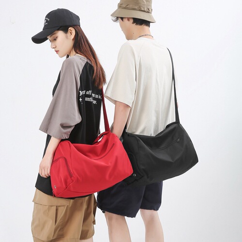 Sports yoga fitness bag short-distance lightweight travel bag large capacity women's swimming fitness bag men's solid color simple large bag