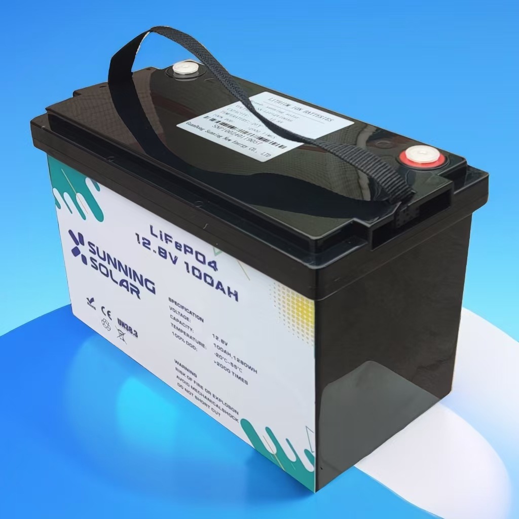 磷酸铁锂蓄电池12V100AH太阳能供电离网系统蓄电池铅酸替代锂电池