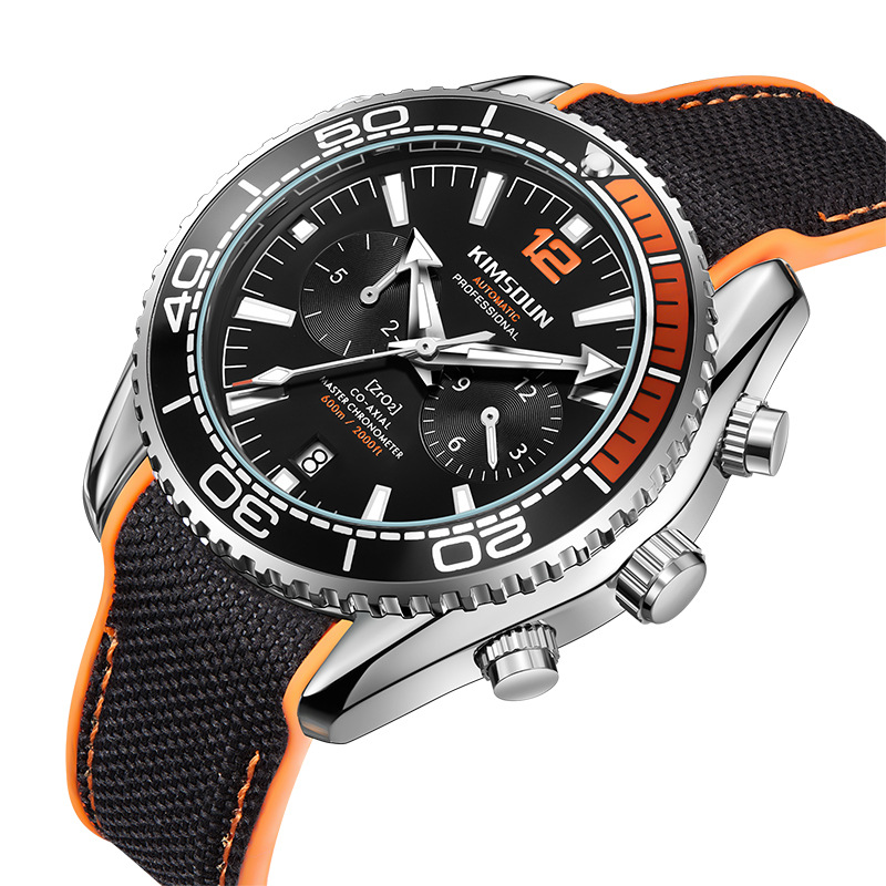 Neue grenzenlose Kingston Herrenuhr: Berühmte multifunktionale, vollautomatische, mechanische High-End-Uhr mit Wasserdichtigkeit (Großhandel)_voghion.com