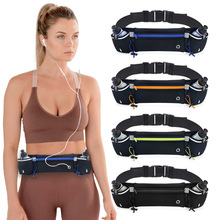 跨境户外运动腰包带水壶健身多功能便携水壶腰包贴身跑步手机腰