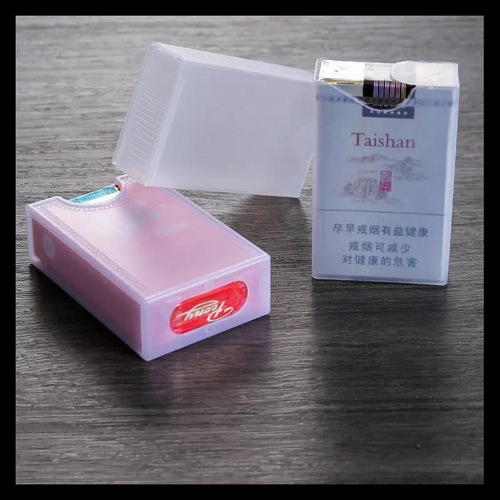 Thickened scented cigarette box soft pouch cigarette box, 20 cigarettes per pack, portable creative cigarette case, pressure and sweat-resistant plastic transparent cigarette box