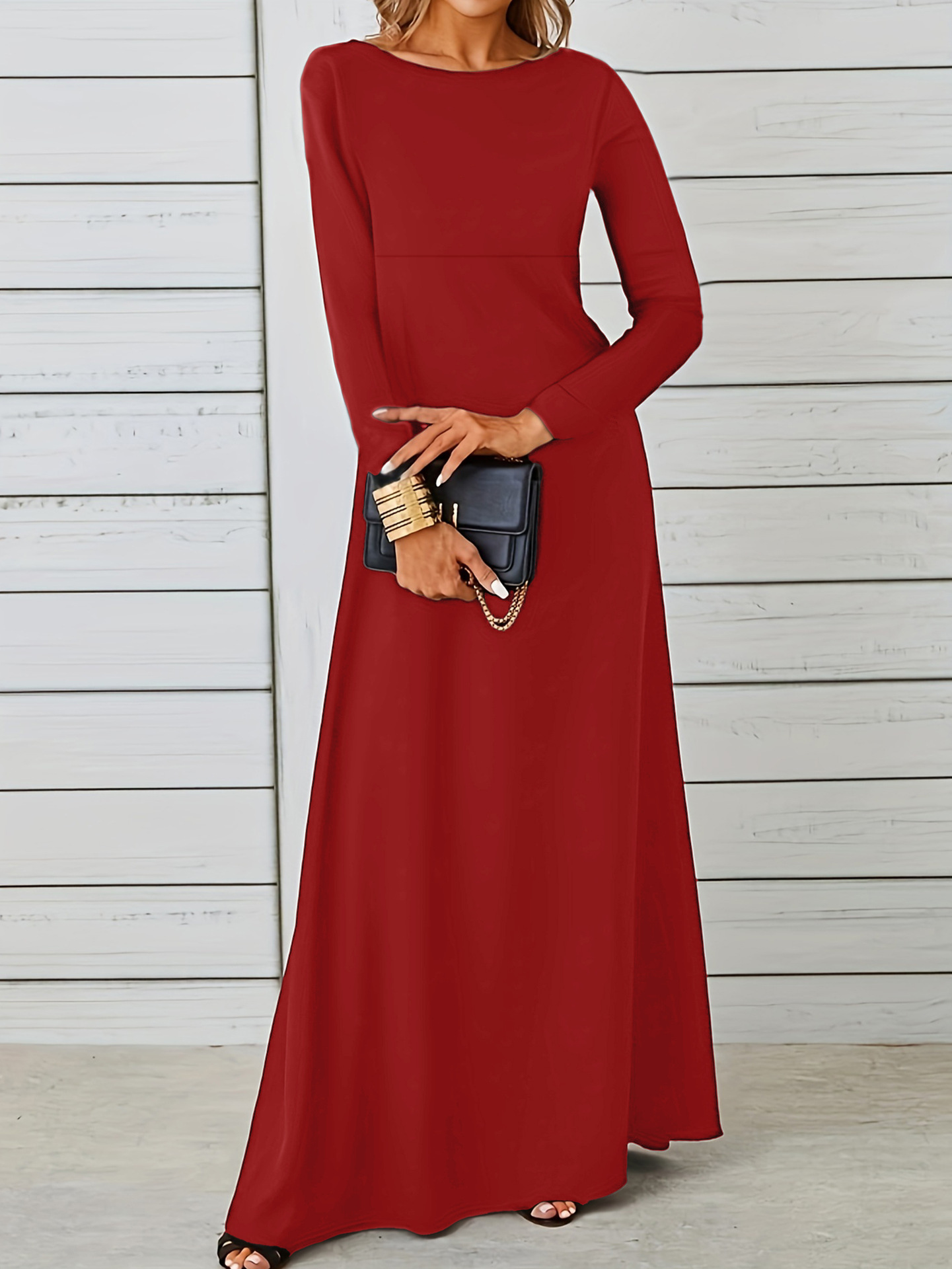 Wal Mart Spring Autumn Sexy Girls High Sense Dress Women Clothing