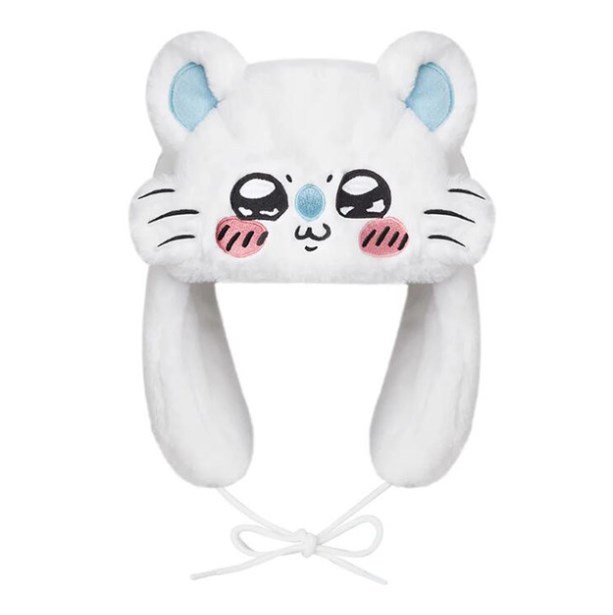 Fábrica de venta directa de otoño y invierno gorra de dibujos animados espesa para hombres y mujeres lindos gorra de protección de oídos caliente gorra de pelo frío gorra