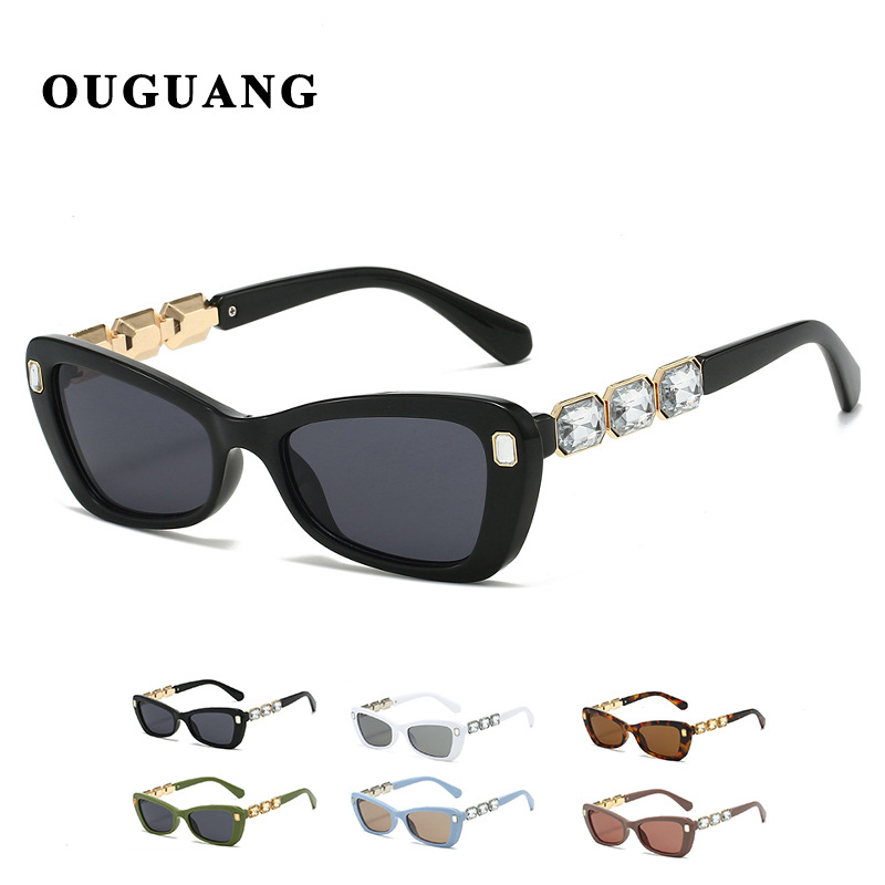 Millennium Style Y2K Hot Girl Red Red Gafas de sol para mujeres ins Street Shooting Protector solar Gafas de sol con diamantes Comercio exterior transfronterizo europeo y americano