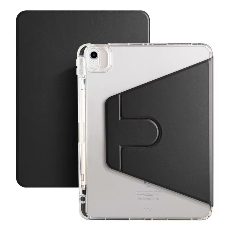 iPad ケース保護に適しています高透明 iPad タブレット保護カバー回転可能な iPad9 タブレット保護カバーペンスロット付き|undefined