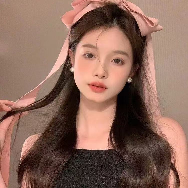 5382 엑스트라 롱 로프 래빗 더블 레이어 스프링 클립-핑크