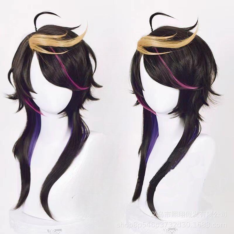 [Tongchuan] virtual anchor vuber rainbow new member ShuYamino cos simulation wig