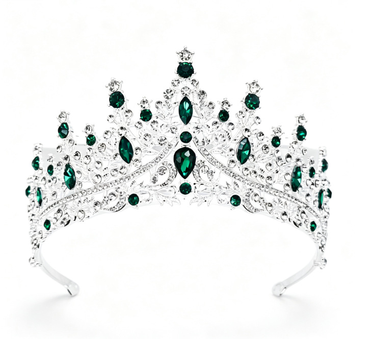 Diadema de Corona de Cristal para Princesa de Aleación y Cristal Decorativo para Bodas y Fiestas image 24