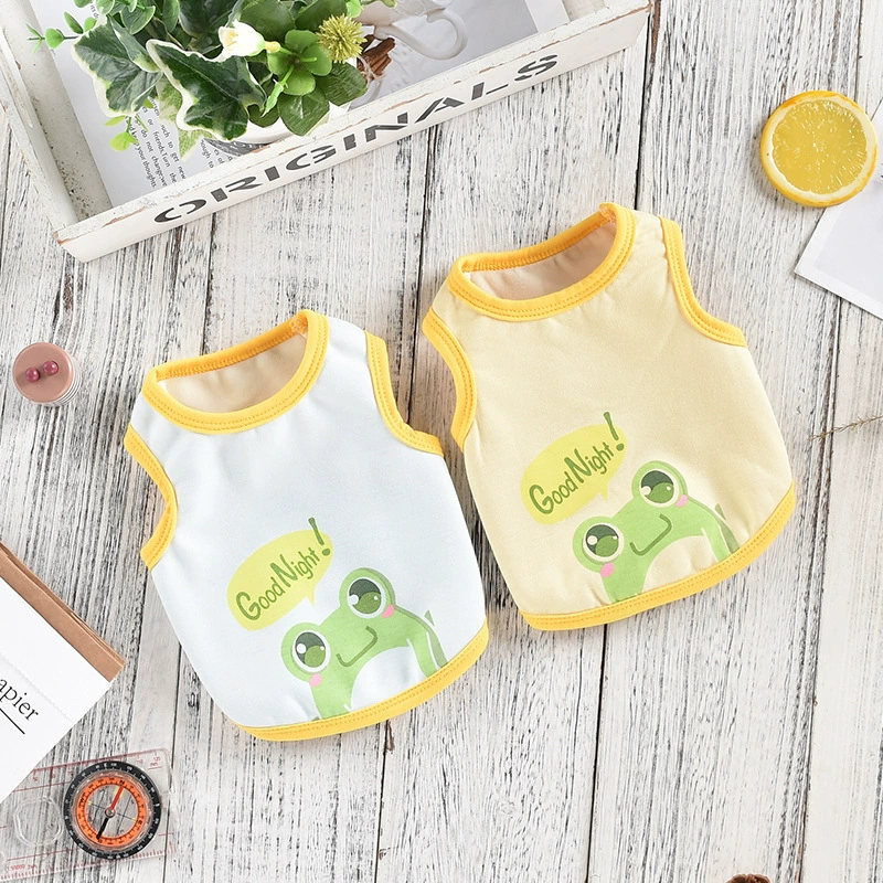 2024 Одежда для собак осенью и зимой лягушка милая плюшевая жилет