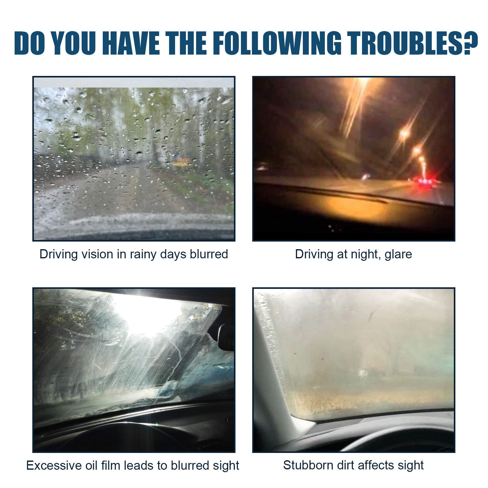Rayhong Car Glass Anti-Fog and Rainproof Agent Windshield Coating Agent Cleaning, Defogging and Waterproof Spray