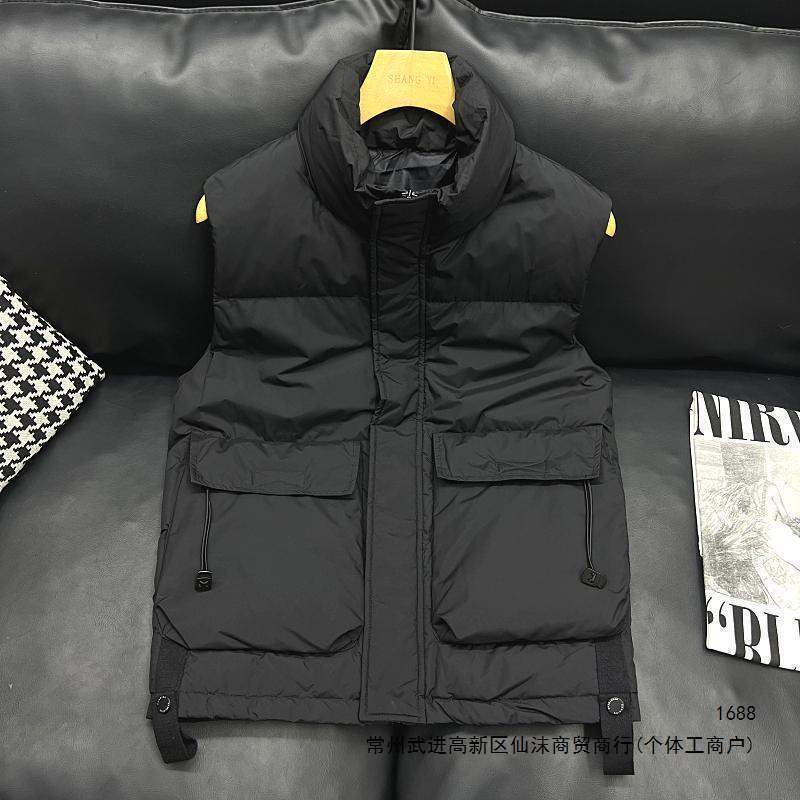 2026 Casual Large Pocket Sleeveless Down Vest Jacket for Men, Trendy Stand-up Collar Down Vest, Warm Vest 2026 Casual Large Pocket Sleeveless Down Vest Jacket for Men, Trendy Stand-up Collar Down Vest, Warm Vest