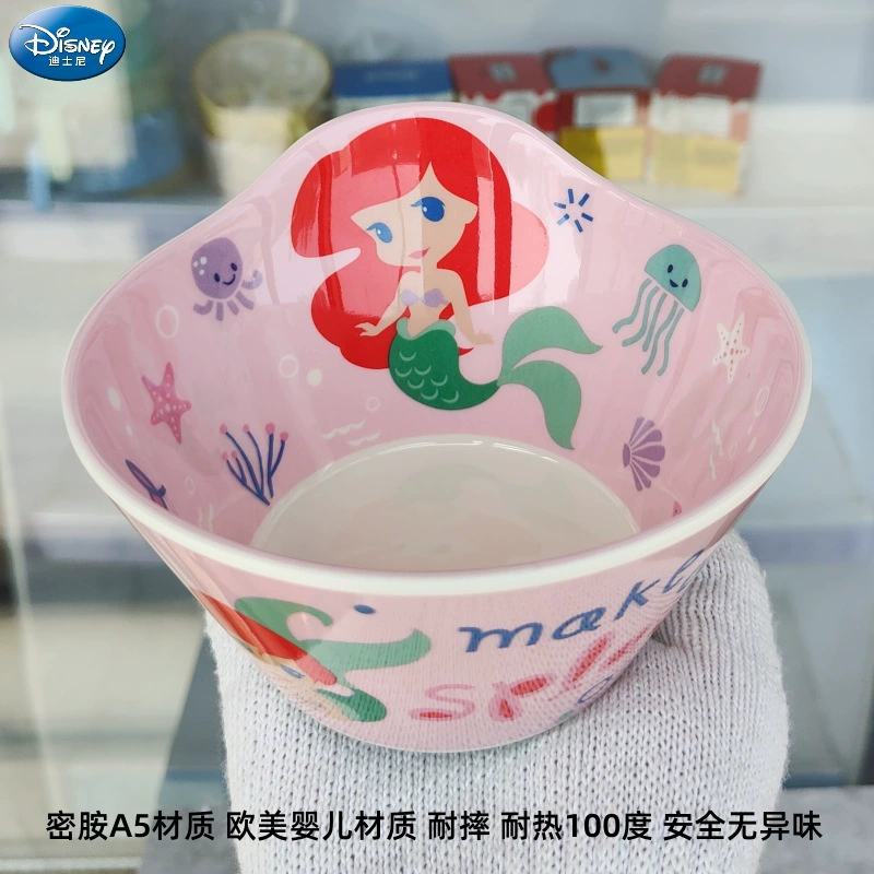 Disney, tableware for feeding, cartoon children's shatterproof dinner plate for food