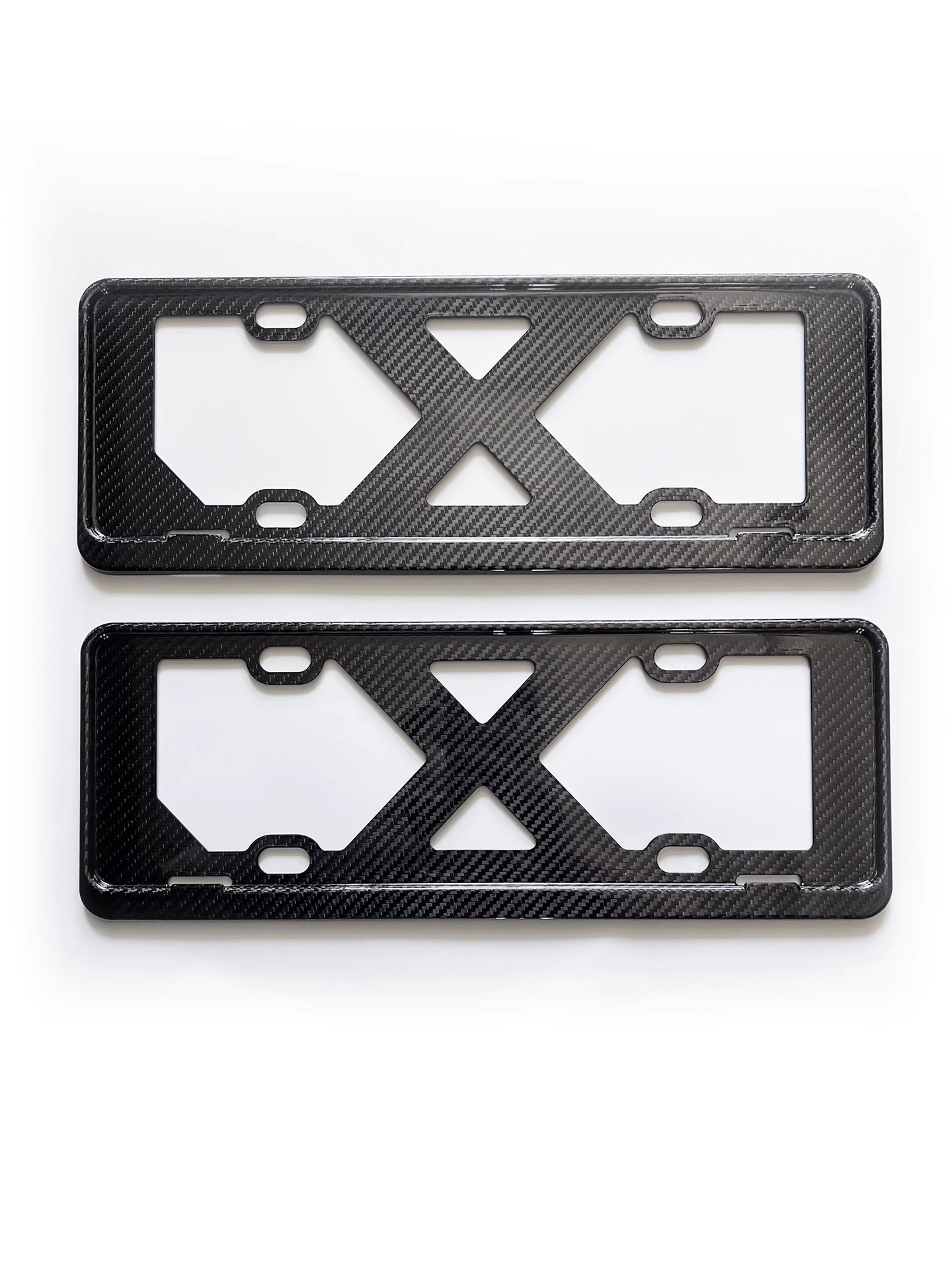 Suitable for Porsche Real Carbon Fiber License Plate Frame Tucayenne macan911 Panamera 718 Taycan