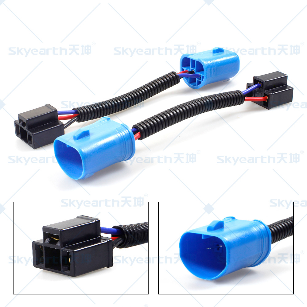 Faros de automóvil adaptador de lámpara de niebla de línea de extensión de lámpara de automóvil kit de arnés de cableado de fabricación directa puede producirse bajo demanda