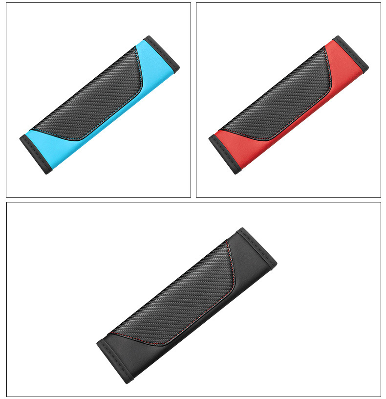 Carbon fiber car seat belt shoulder pad advanced sense car shoulder pad seat belt protective cover car supplies