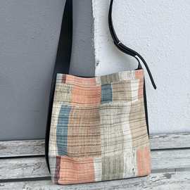 【非遗系列】裂织布包轻奢复古民族元素休闲腋下单肩斜挎托特包