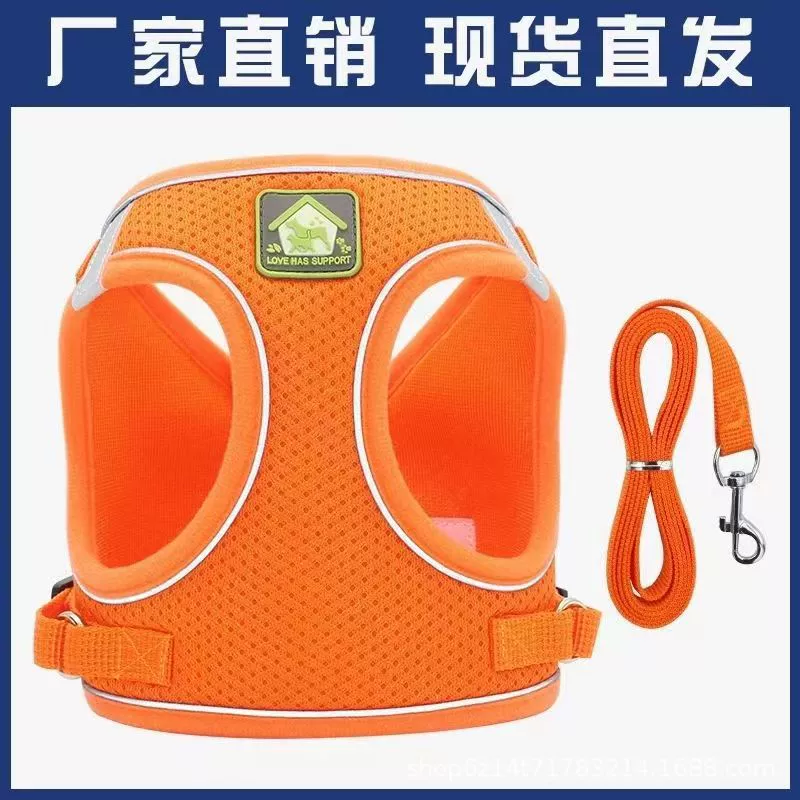 Дышащая веревка для кошек и собак, кошачий поводок, противоударный жилет, нагрудный ремень, кошка и собака, Универсальный Регулируемый