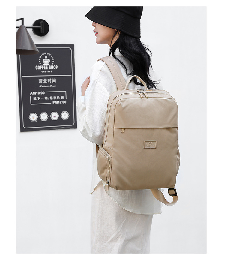 Customized backpacks for outdoor leisure, multi-layer fitness, water-repellent backpacks, large-capacity identical men's and women's schoolbags undefined