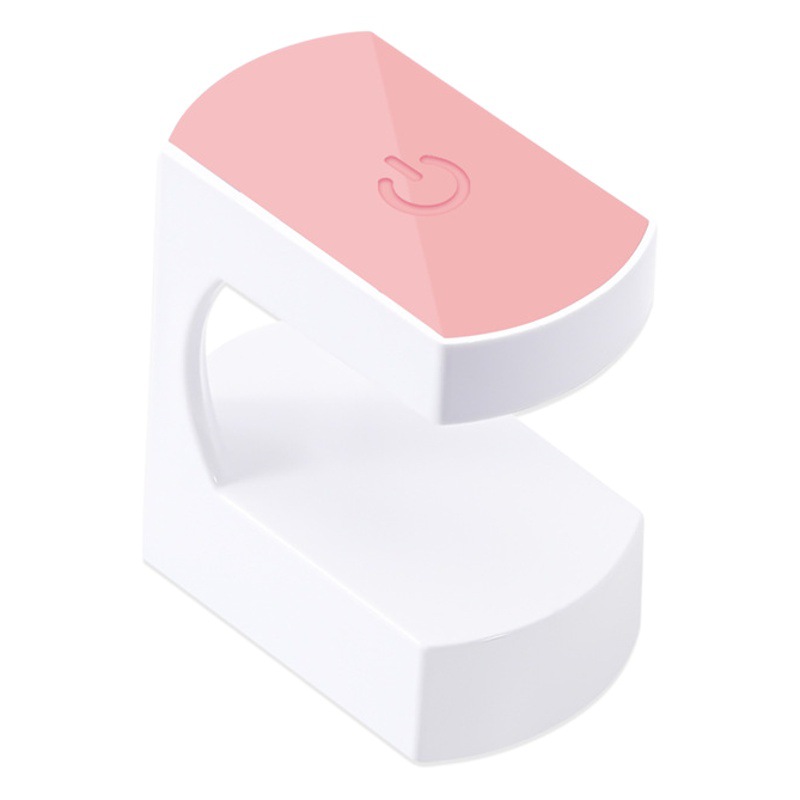 Mini lámpara de uñas transfronteriza para manicura abierta USB pequeño esmalte de uñas portátil pegamento lámpara de fototerapia de secado rápido multicolor